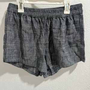 Abercrombie & Fitch Linen High Waisted Shorts